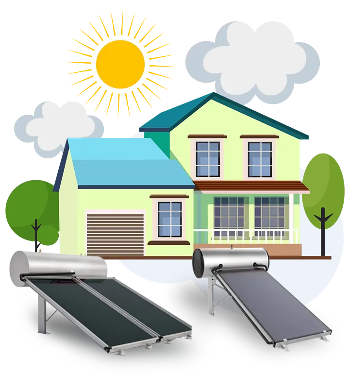Solar water heater solutions in Dubai and UAE